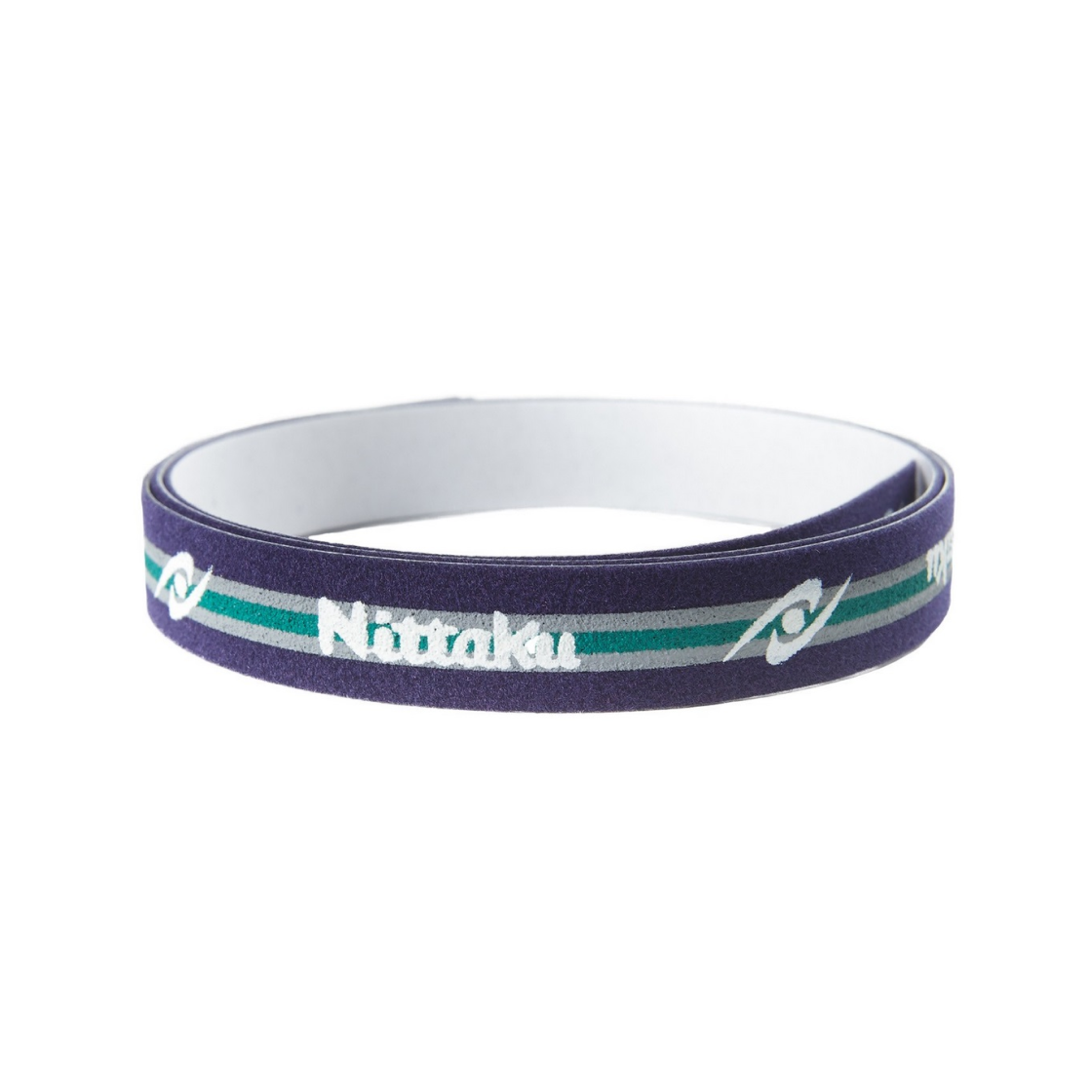 Nittaku Kantband Blå-Grön-Vit 12mm, 0.5m