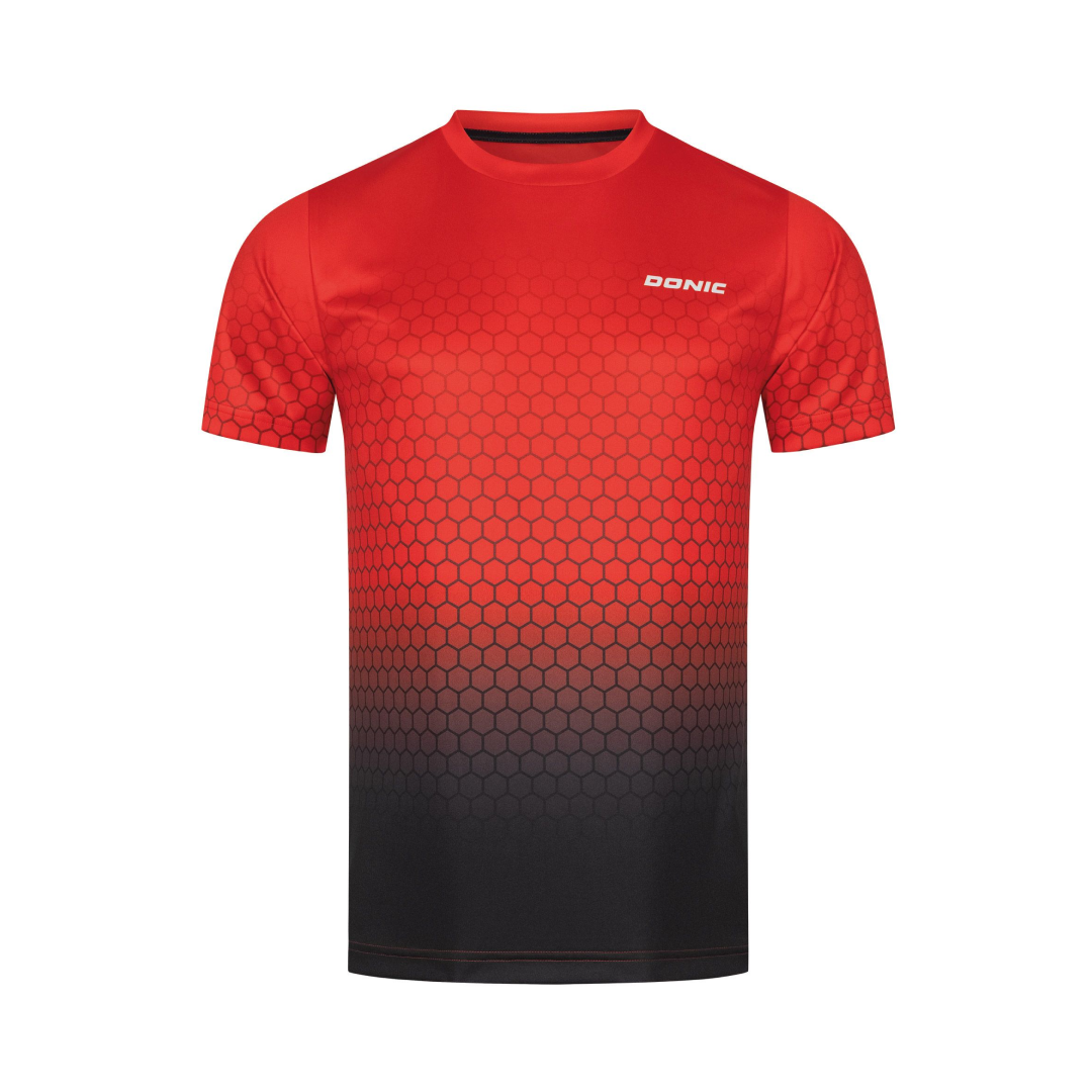 Donic T-shirt Scorpion röd/svart